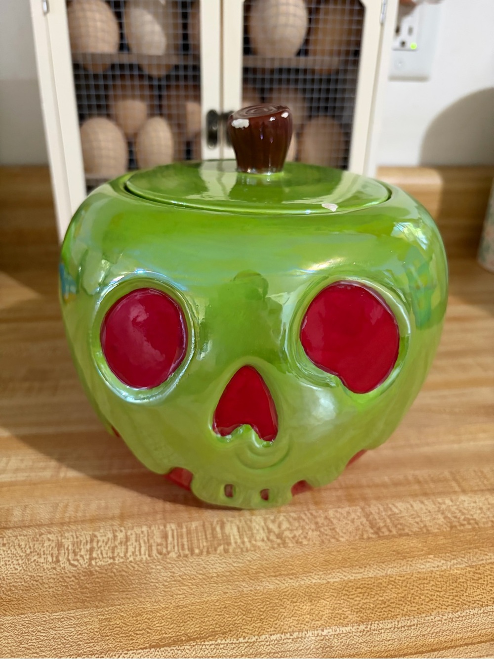 Disney Villians Poison Apple Cookie Jar
